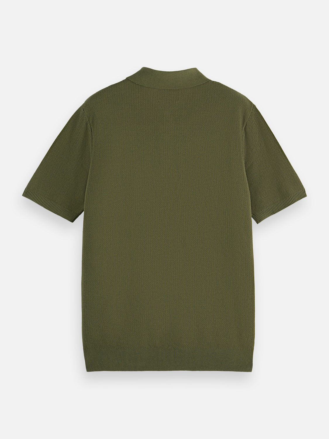 Essentials Structured knitted regular-fit polo