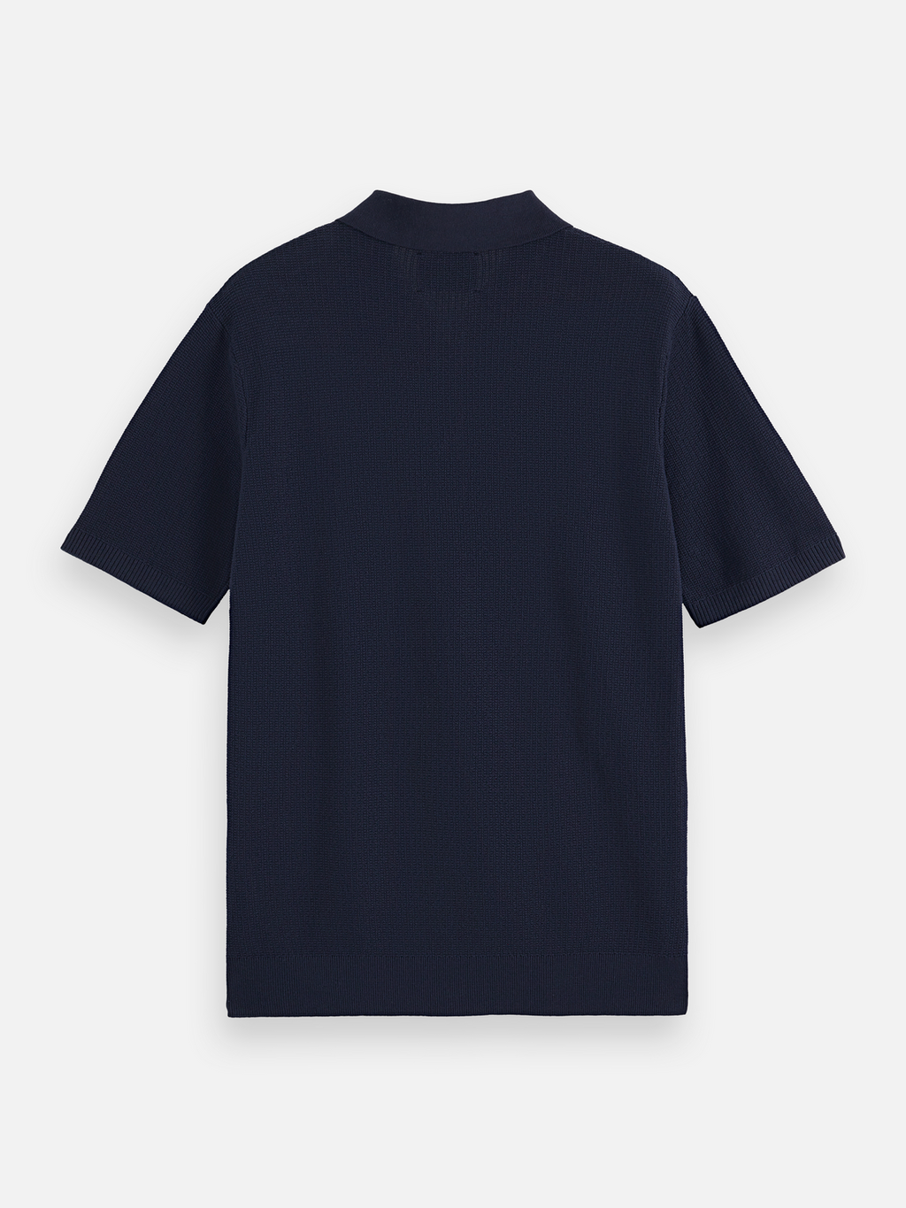 Essentials Structured knitted regular-fit polo