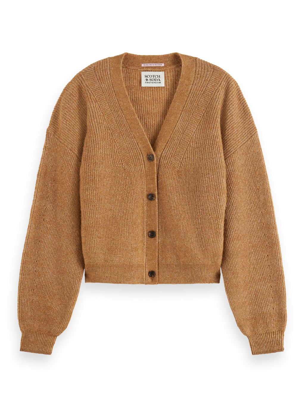 Essentials fuzzy relaxed cardigan