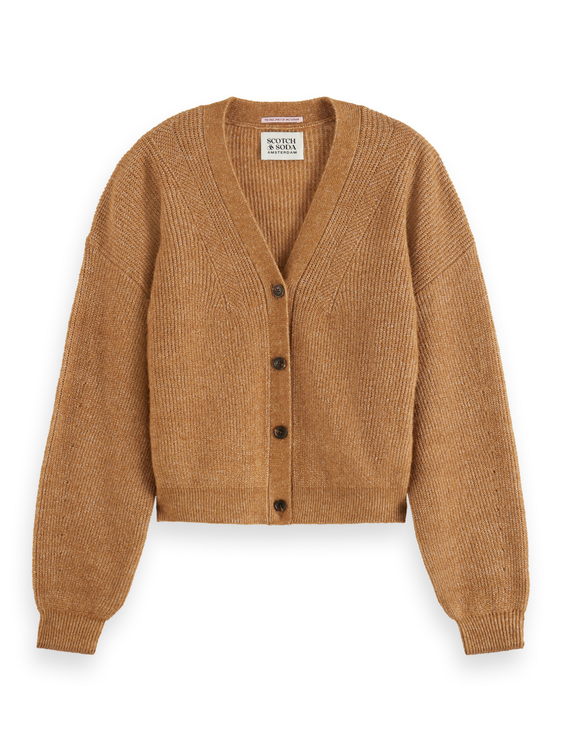 Essentials fuzzy relaxed cardigan
