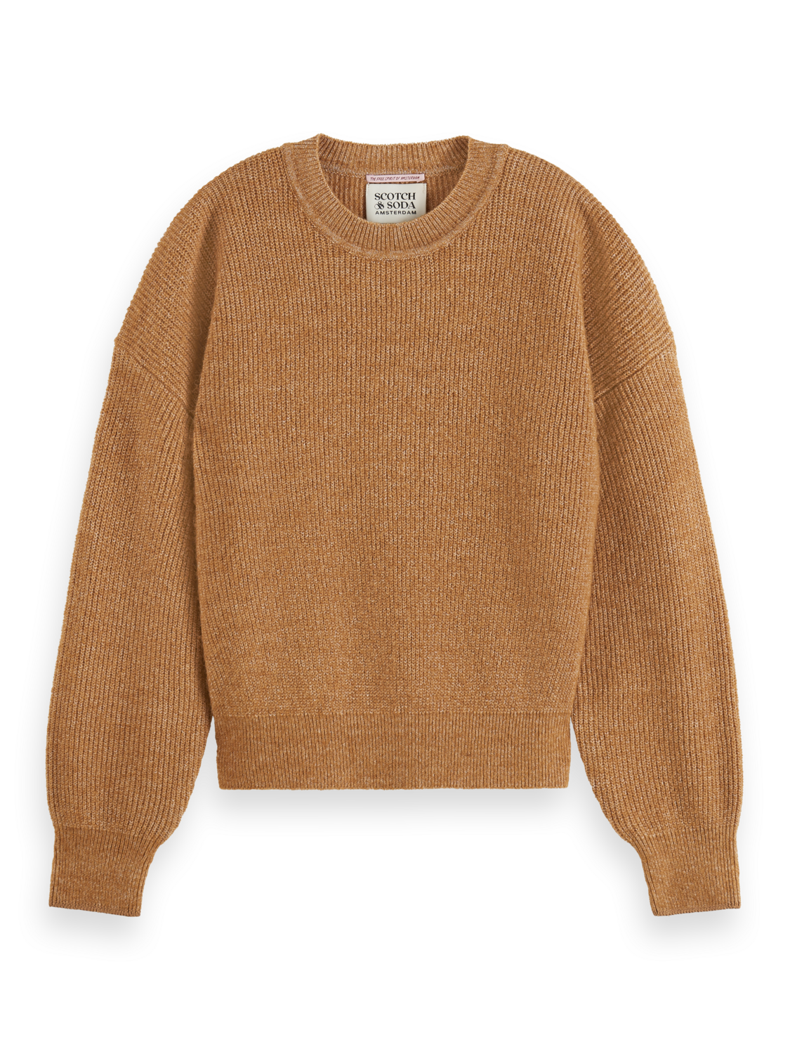 Essentials fuzzy crewneck pullover