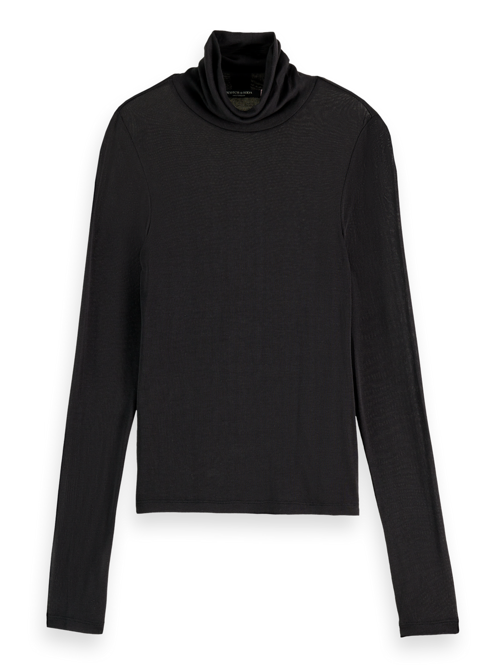 Essentials roll up neck long sleeve top