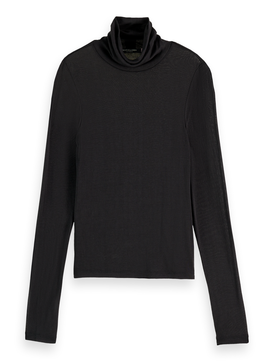 Essentials roll up neck long sleeve top