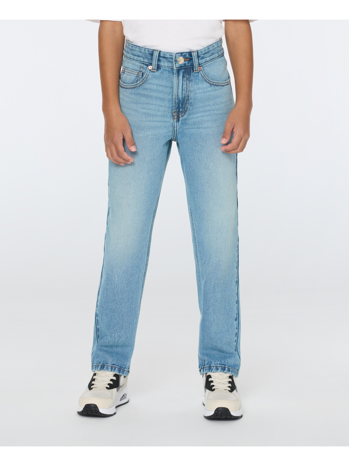 BOYS LIGHT 5PKT STRAIGHT FIT JEAN