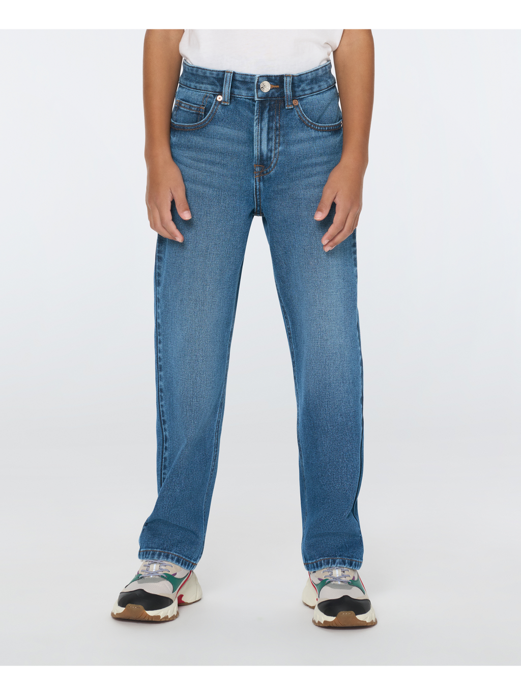 BOYS MEDIUM 5PKT STRAIGHT FIT JEAN