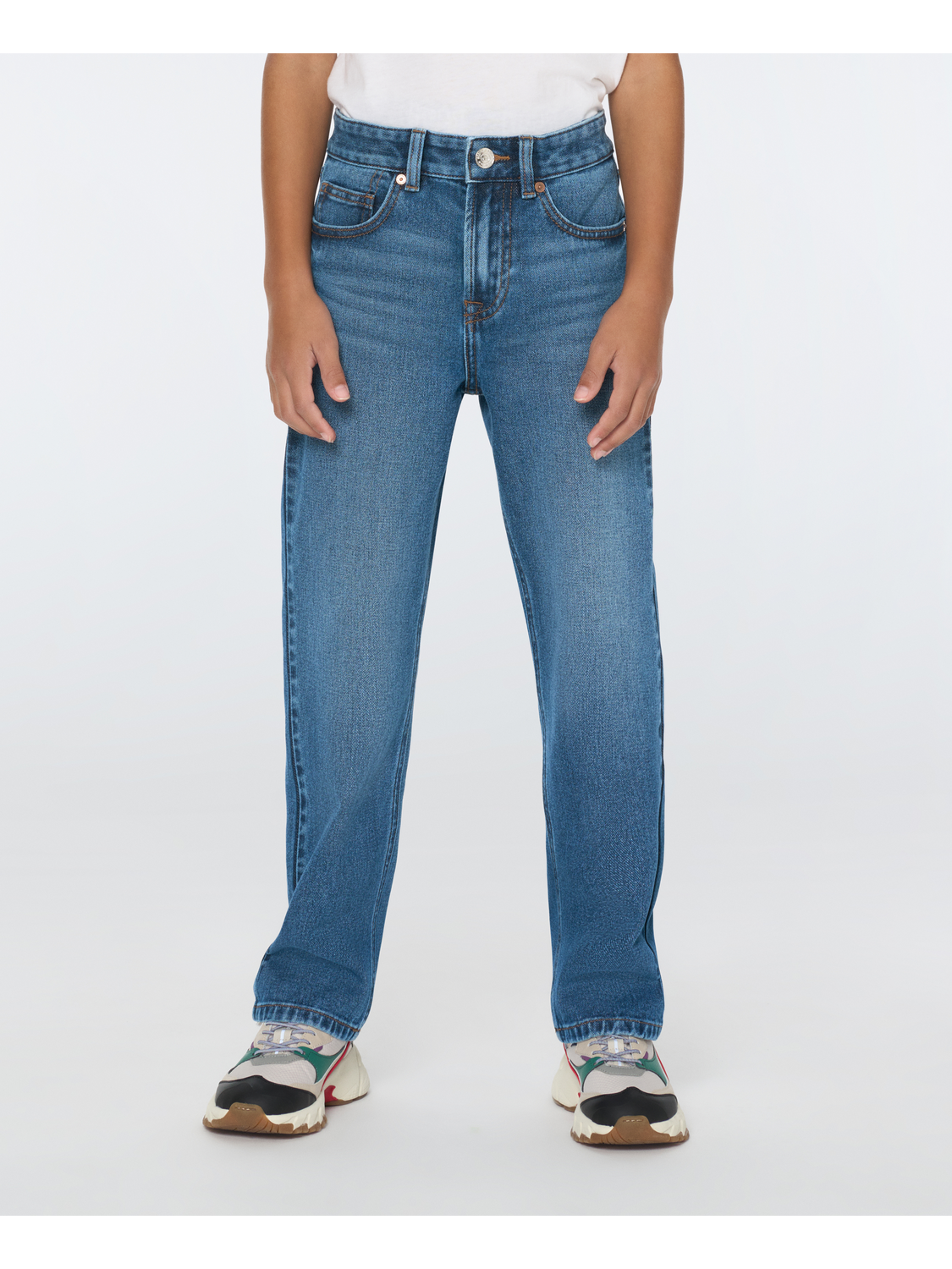 BOYS MEDIUM 5PKT STRAIGHT FIT JEAN
