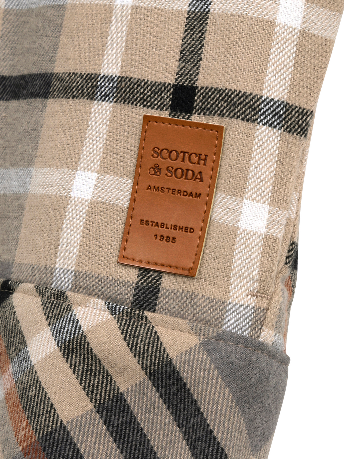 MENS SHERPA LINED PLAID FLANNEL EISENHOWER JACKET