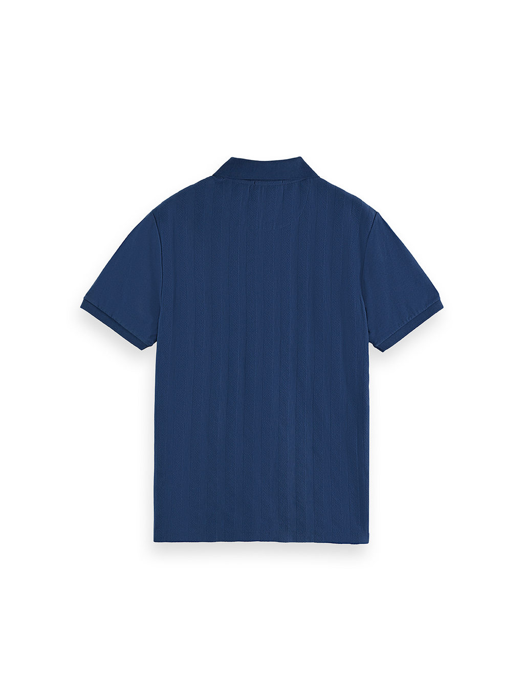 MENS POPCORN PIQUE ZIP POLO