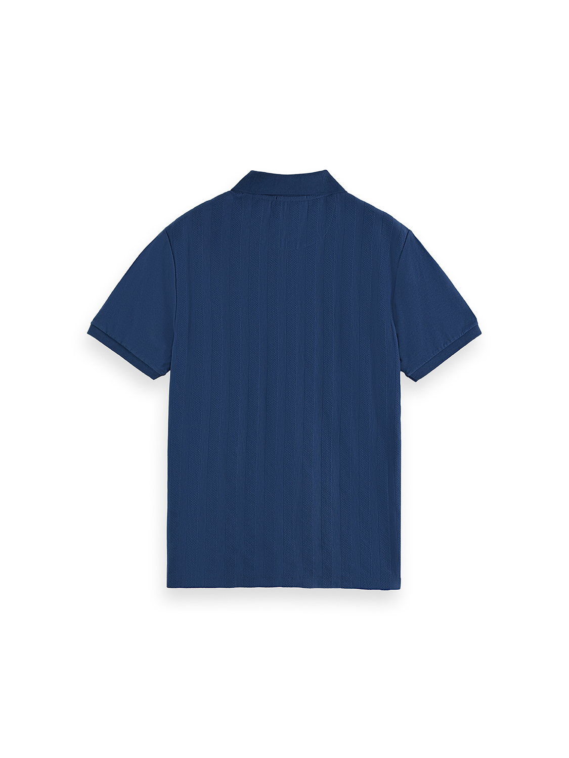 MENS POPCORN PIQUE ZIP POLO