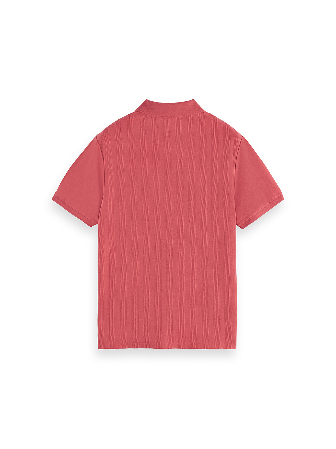 MENS POPCORN PIQUE ZIP POLO