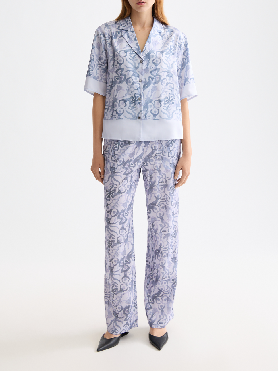 Printed short sleeve shirt