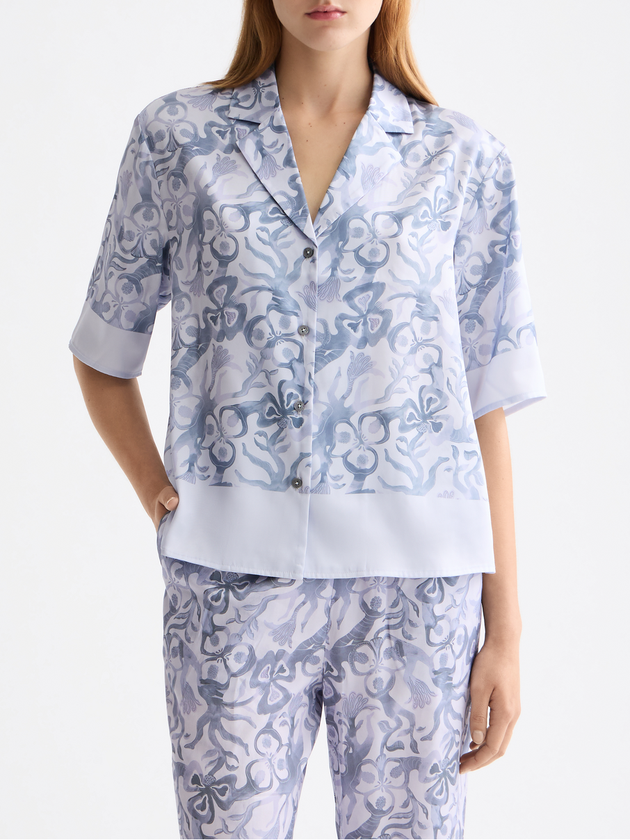 Printed short sleeve shirt