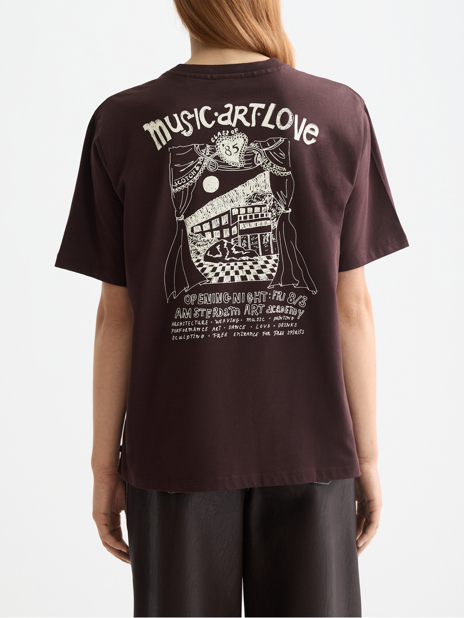 Artwork loose fit T-shirt