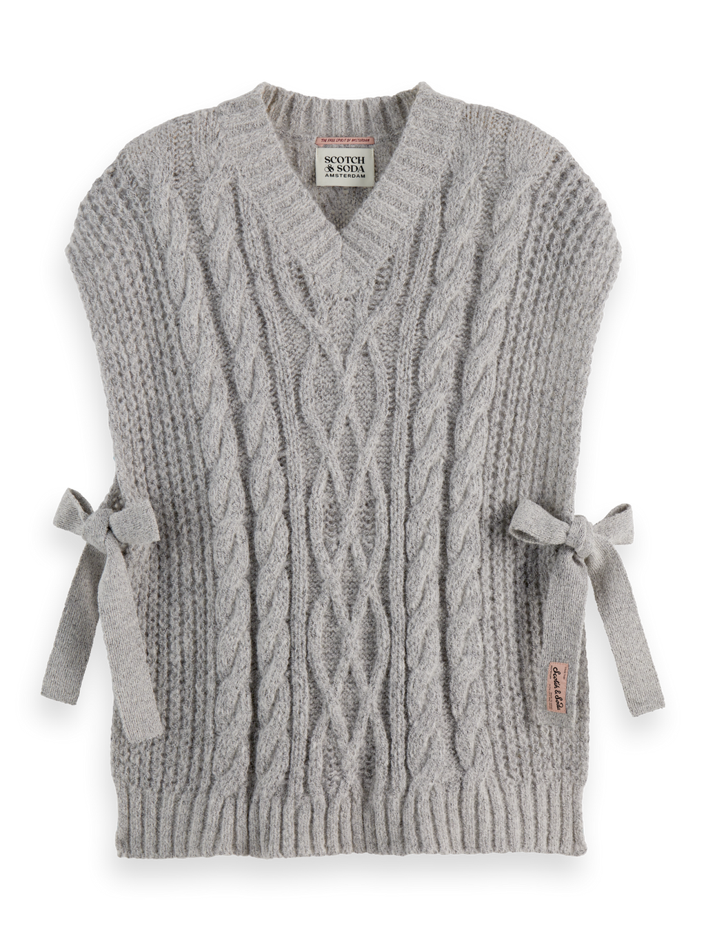 Cable stitch spencer