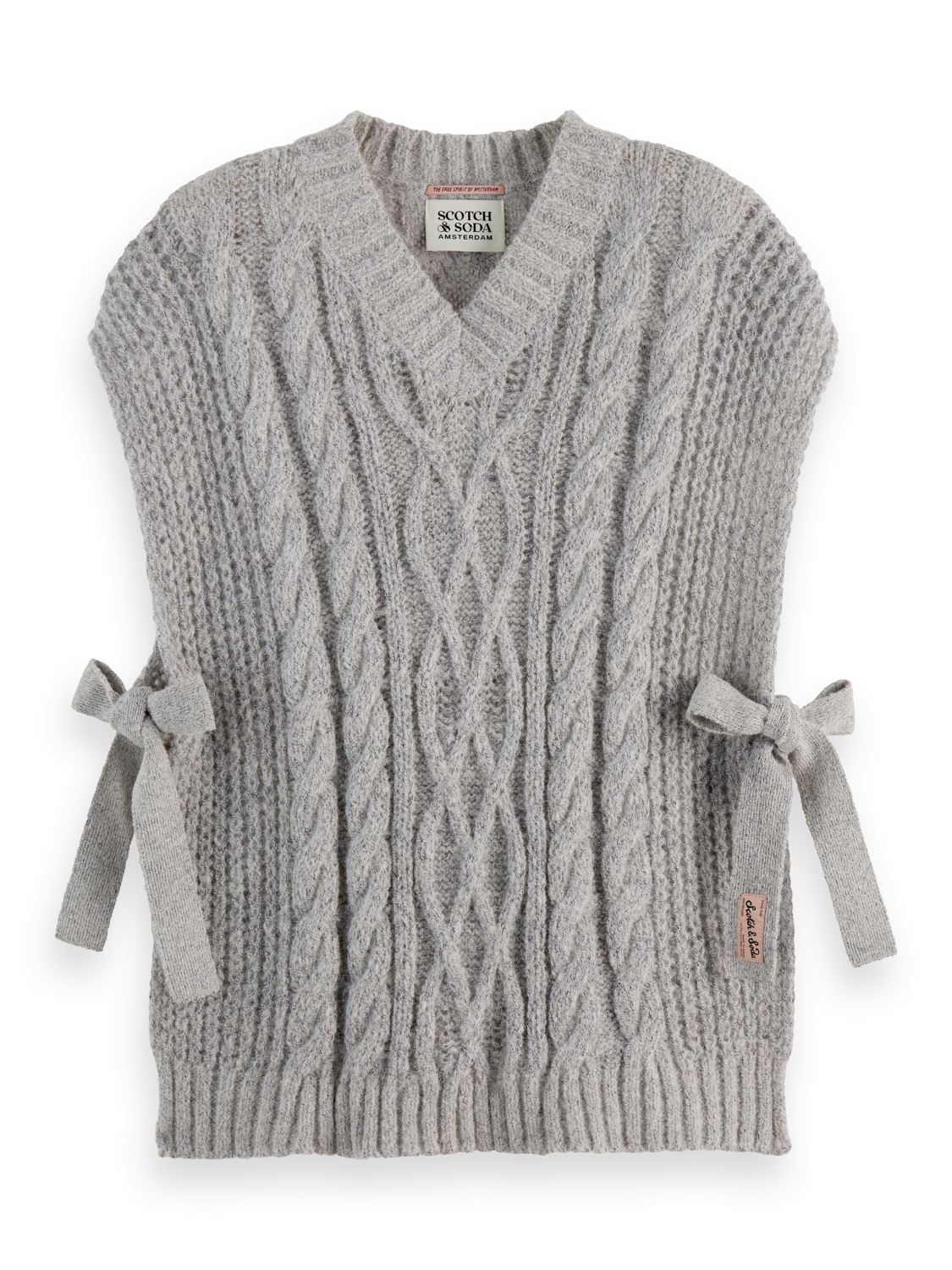 Cable stitch spencer