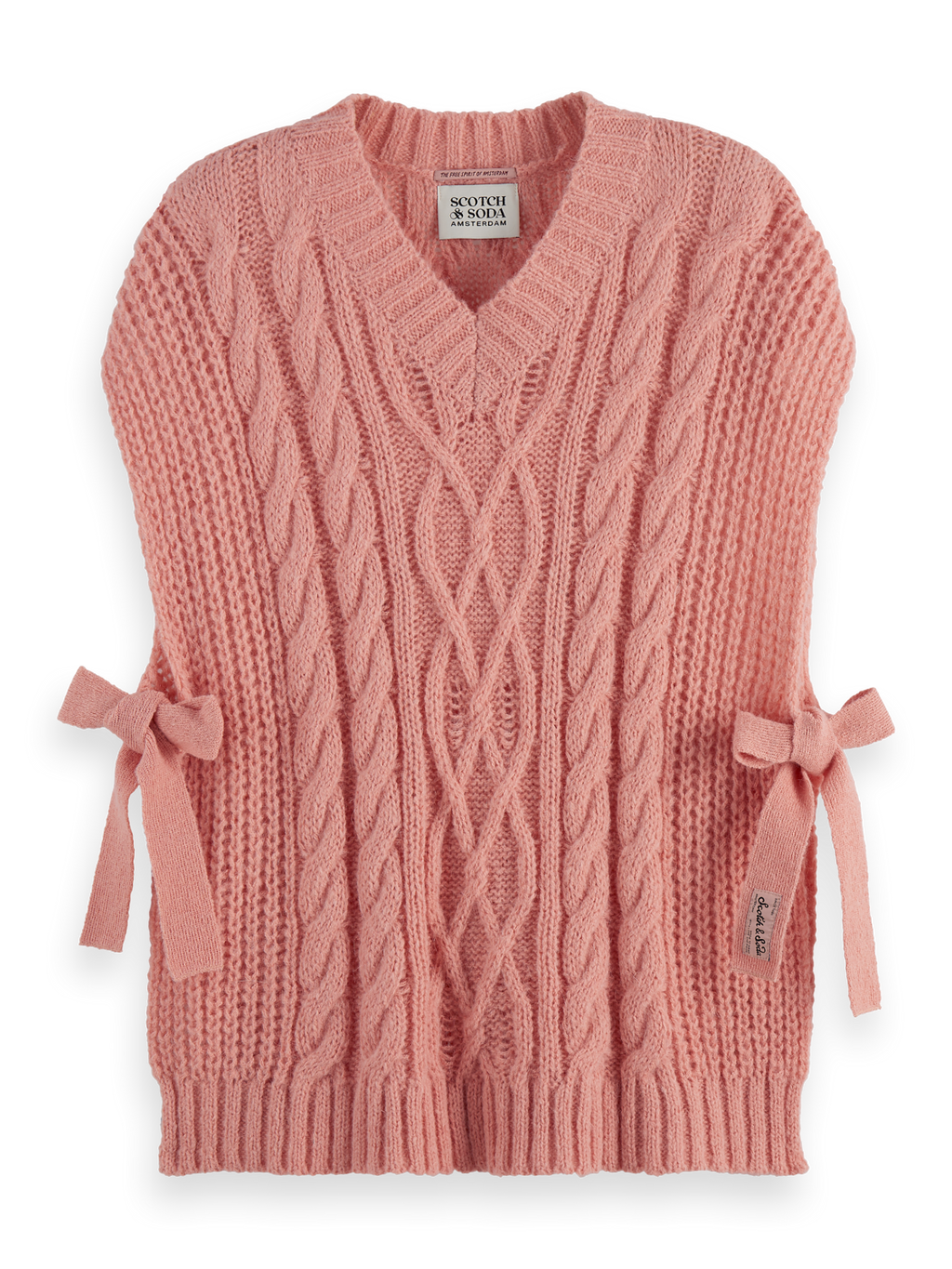 Cable stitch spencer