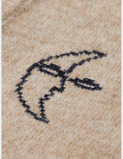 Embroidered Crew Neck Knitted Tank detail shot of fabric and craftsmanship by Scotch & Soda
