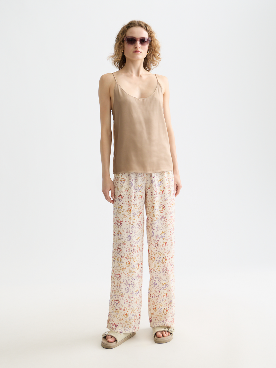 Woven Jersey Tank