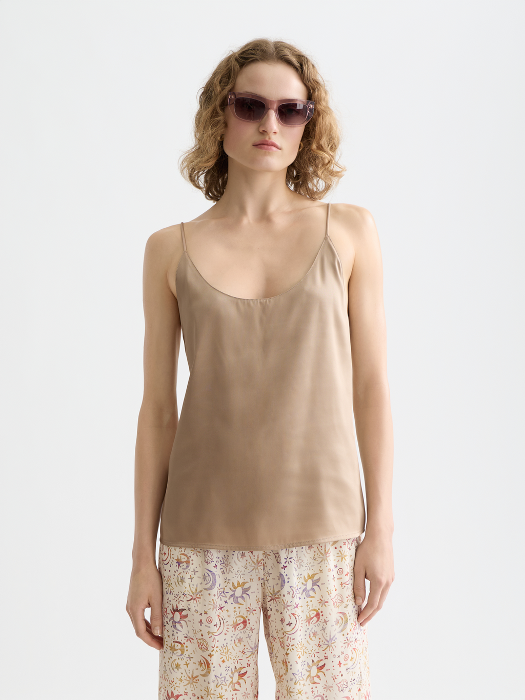 Woven Jersey Tank