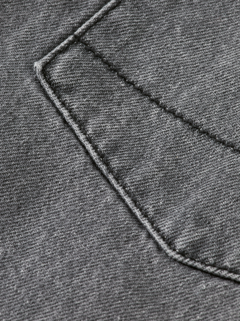 Washed denim overshirt