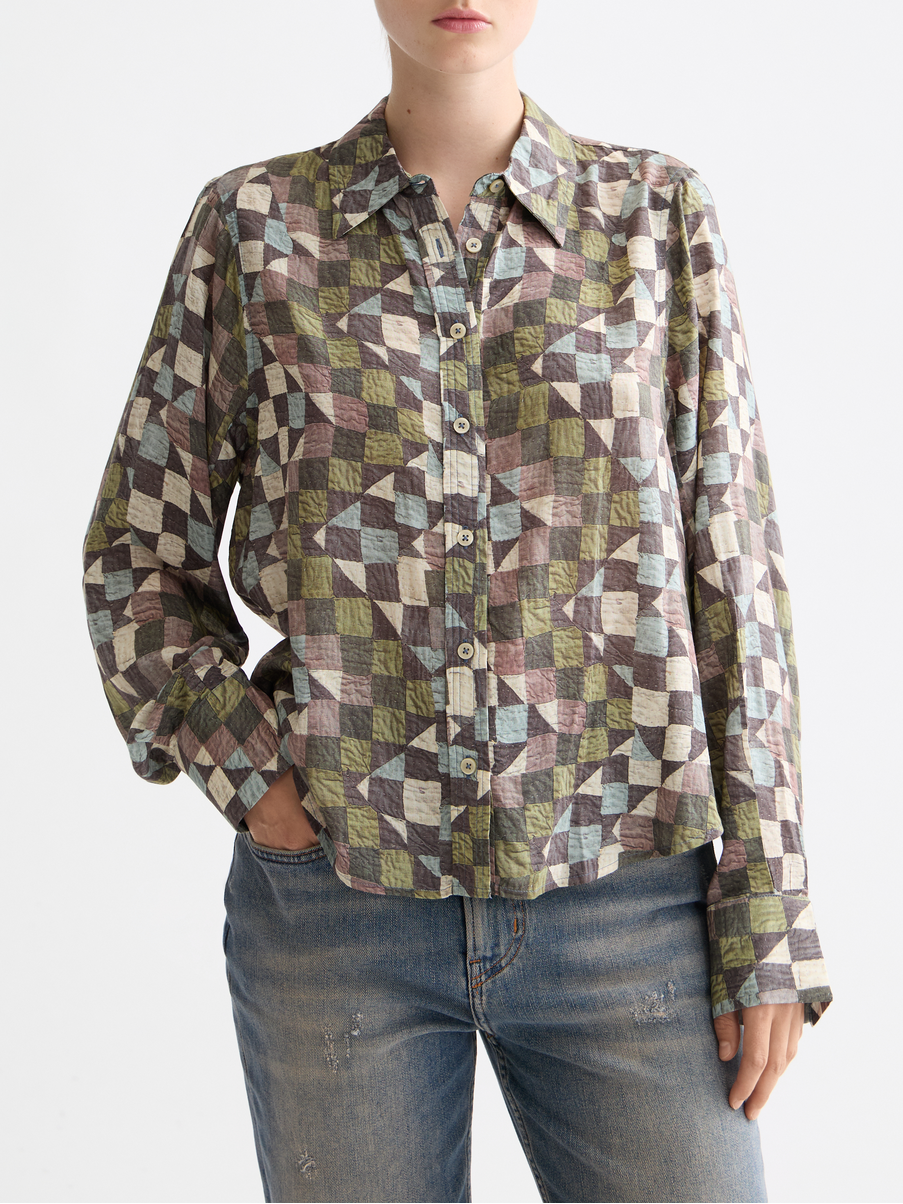 Printed relaxed shirt