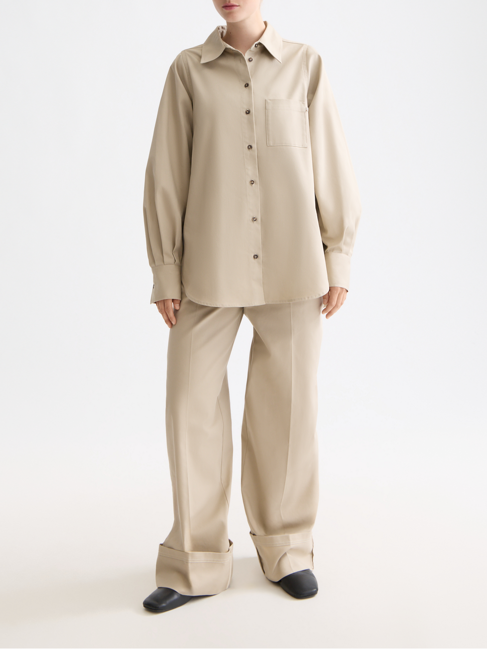 Contrast stitch shirt