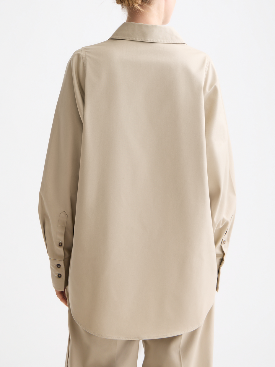Contrast stitch shirt