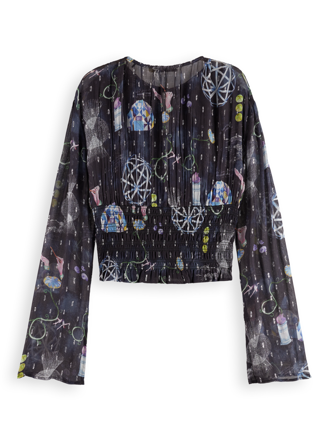 Smocked waist top