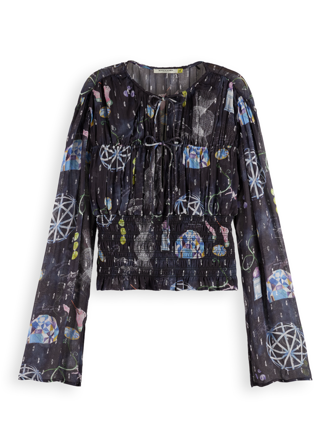 Smocked waist top