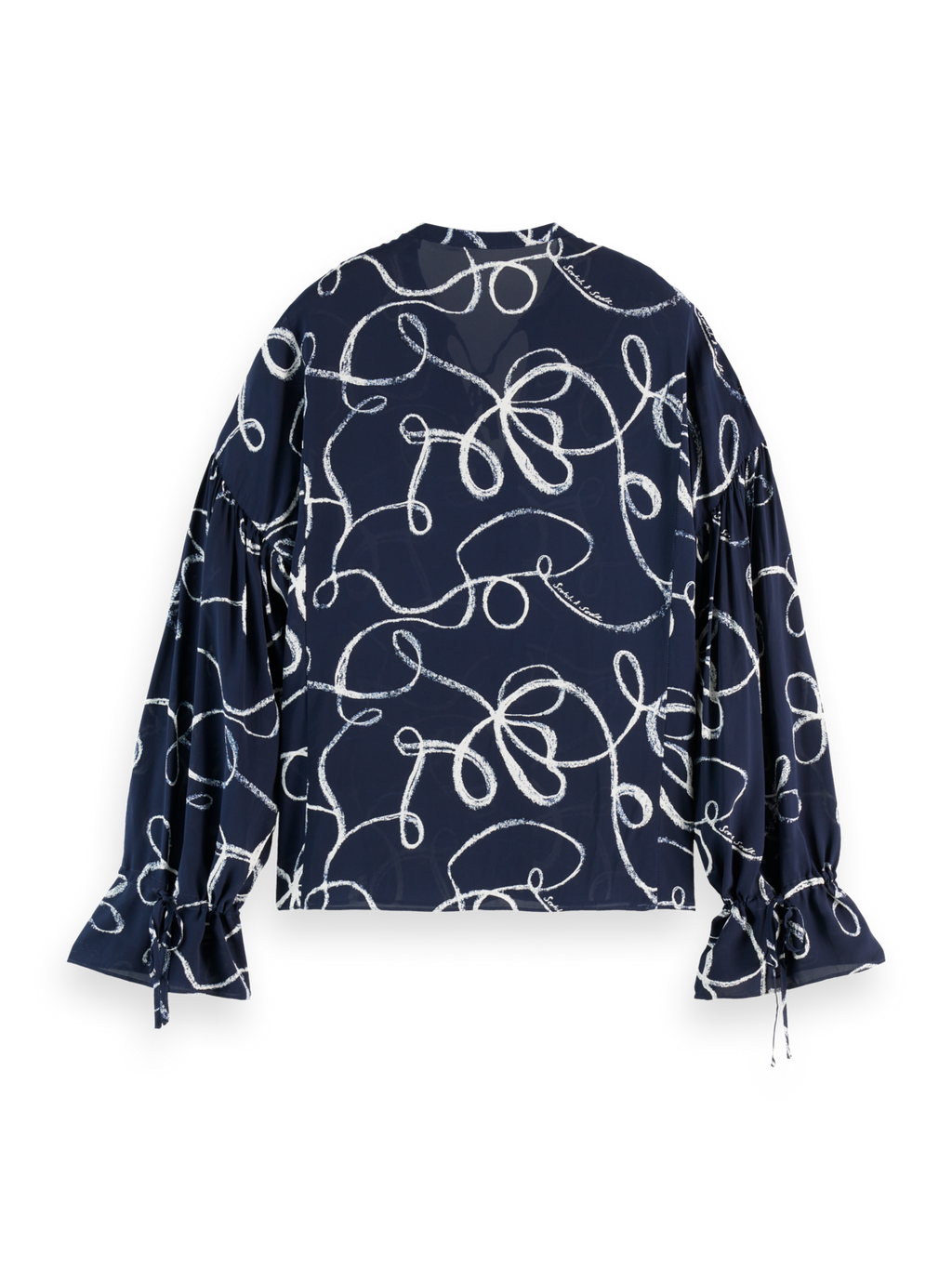 Easy top with draw string cuffs