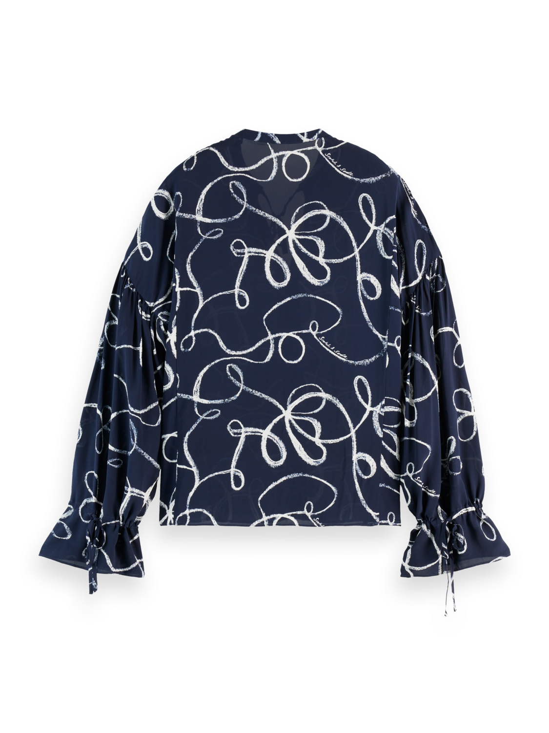 Easy top with draw string cuffs