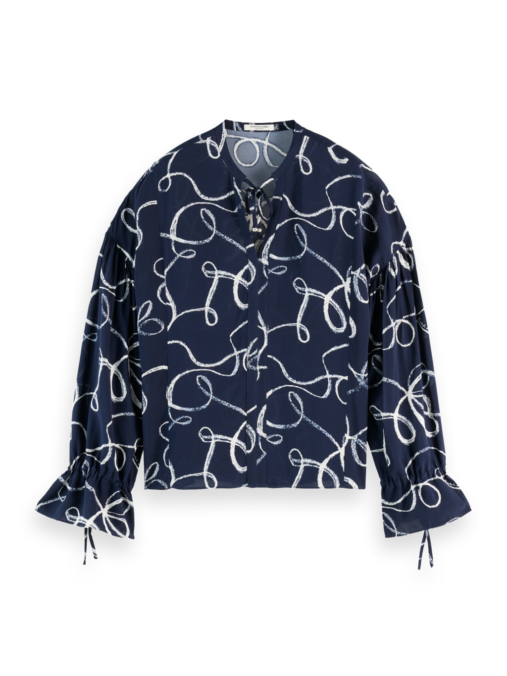 Easy top with draw string cuffs