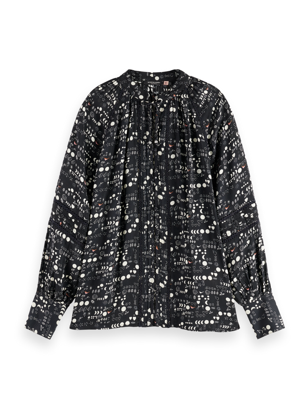 Lace detail blouse