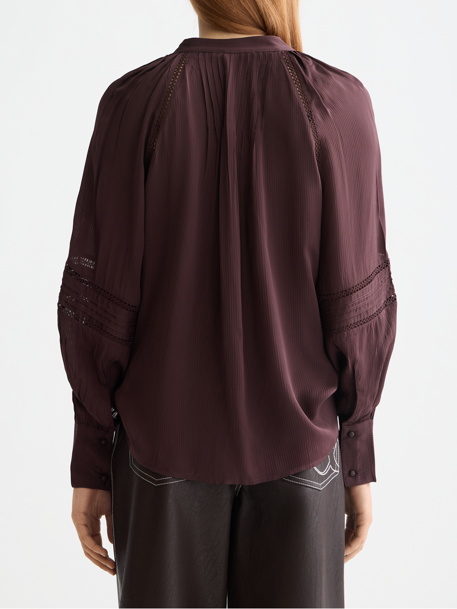 Lace detail blouse