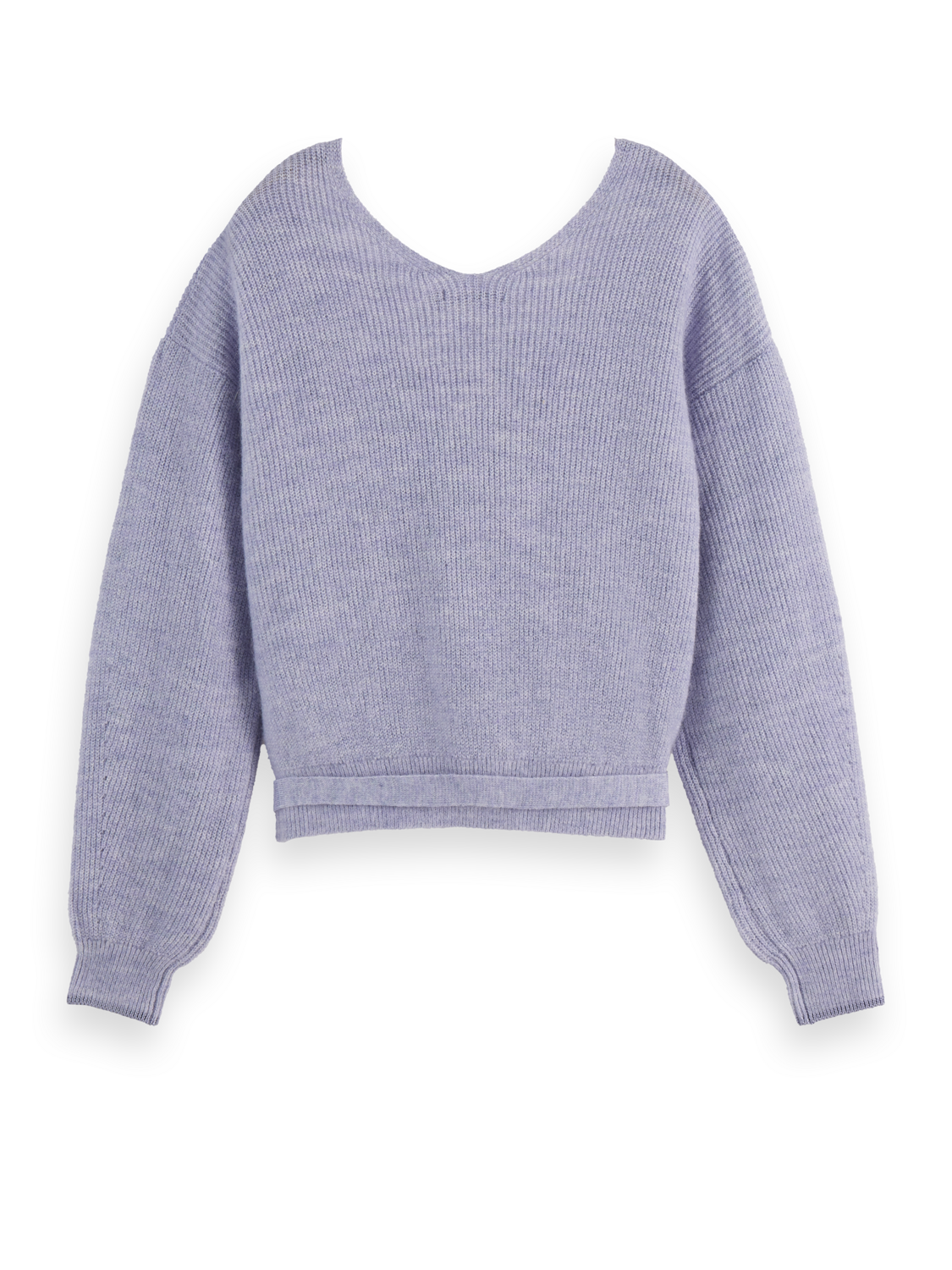 Fuzzy wrap cardigan