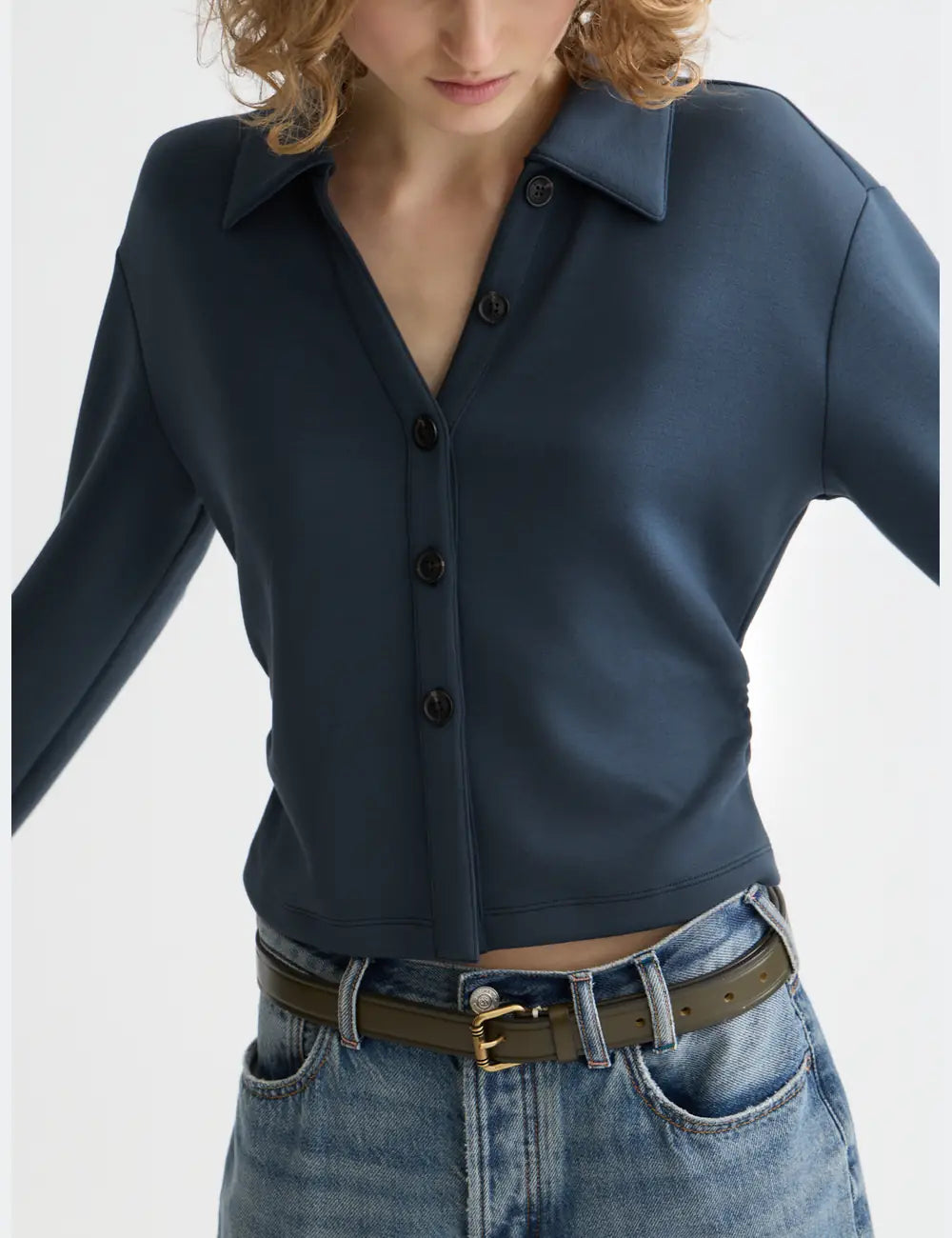 Modal Shirt detail shot of fabric and craftsmanship by Scotch & Soda