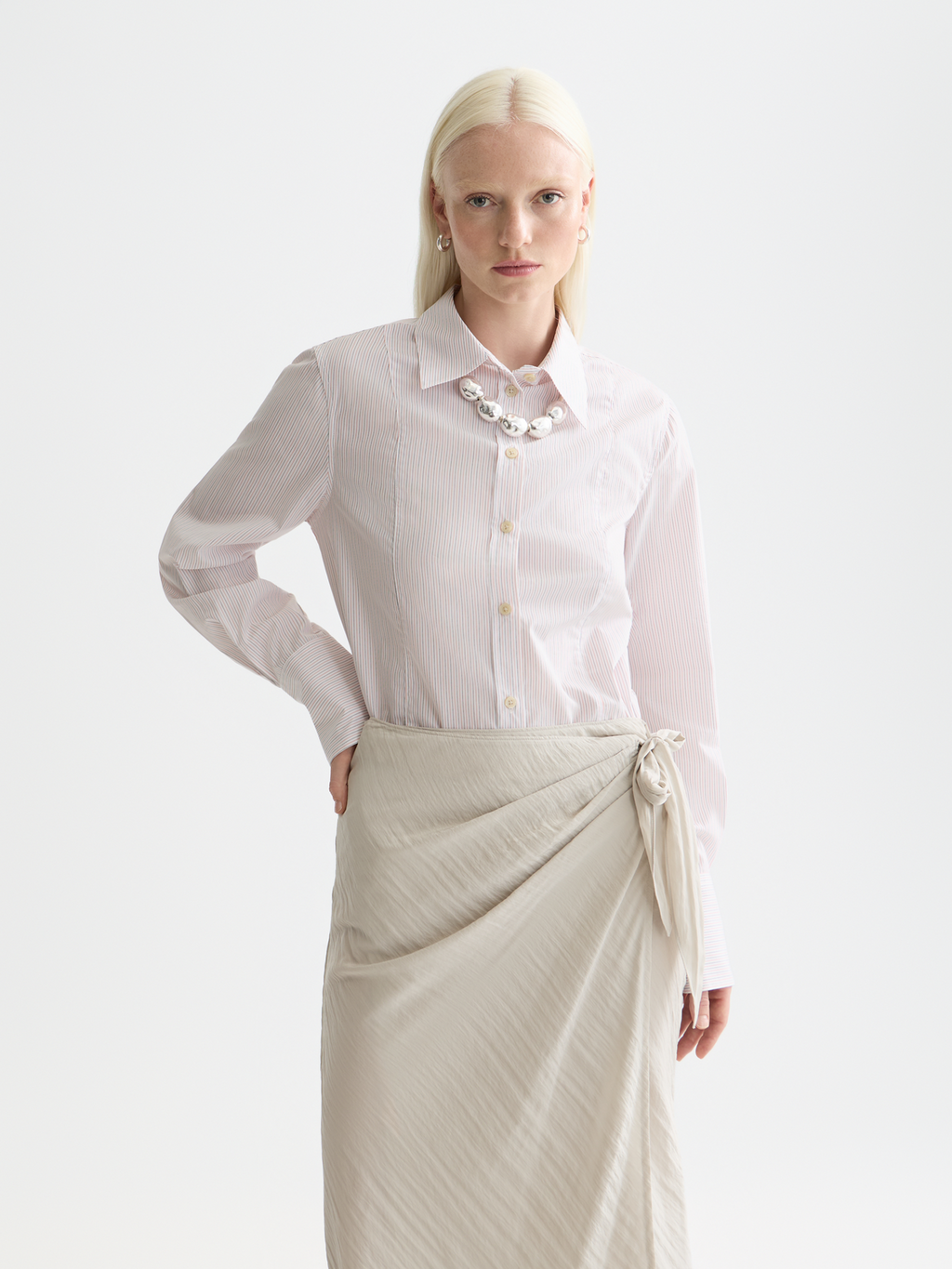 Regular poplin shirt