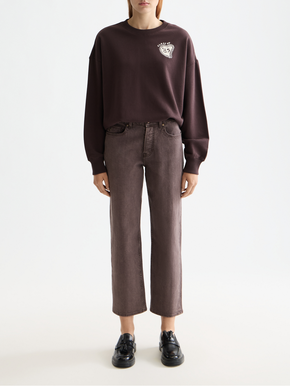Artwork oversized sweatshirt