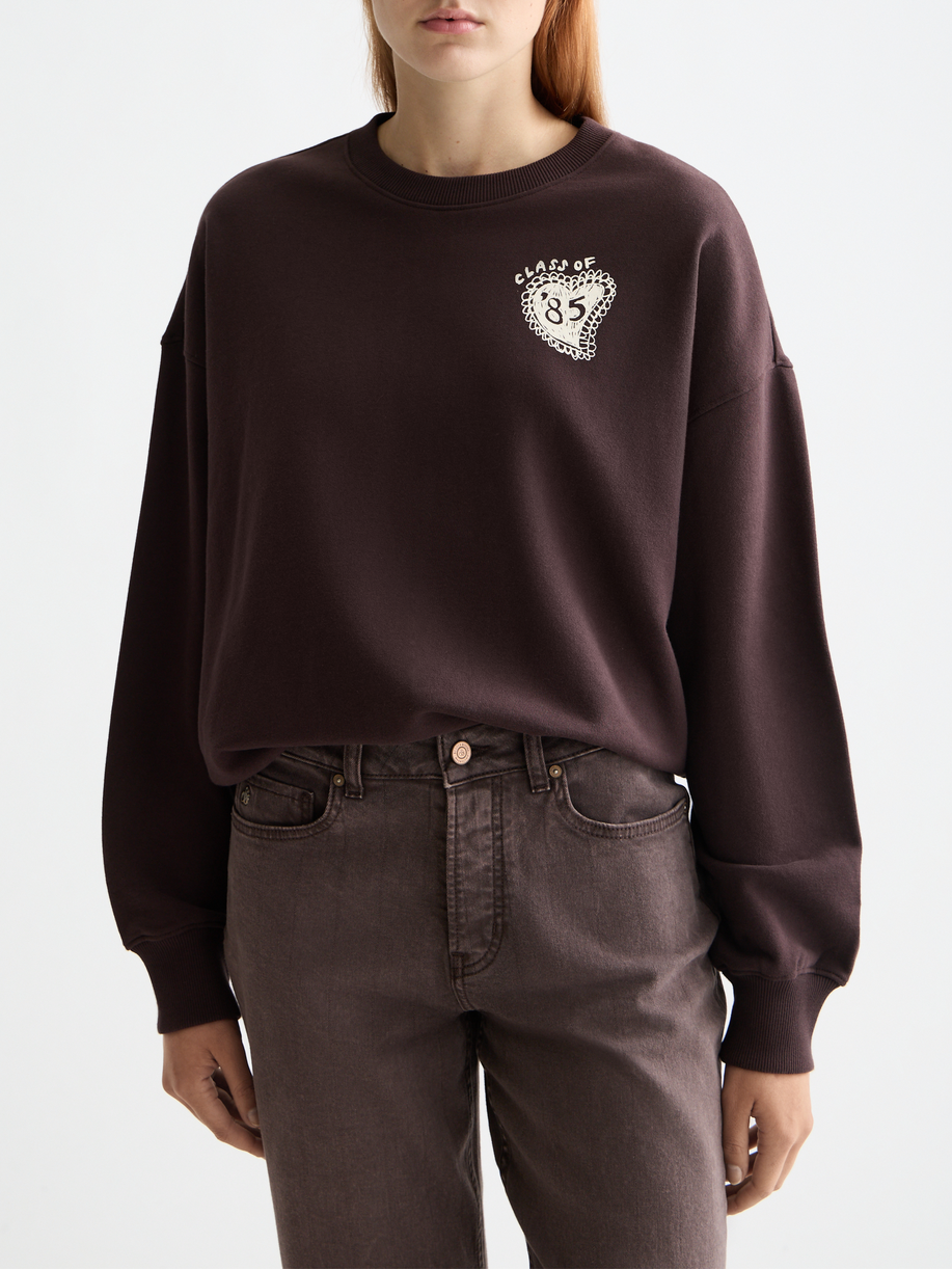Artwork oversized sweatshirt