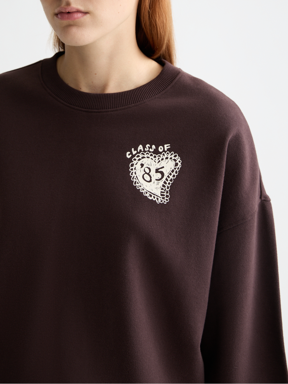 Artwork oversized sweatshirt