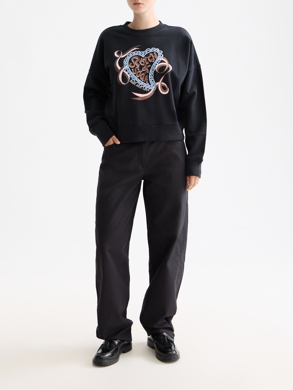 Artwork relaxed sweatshirt