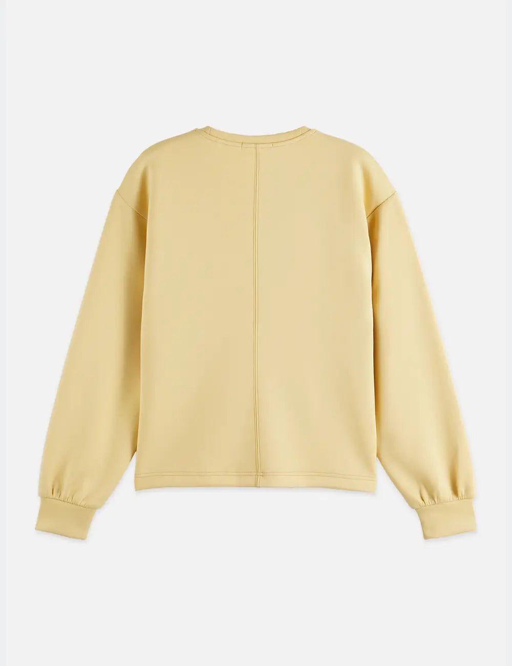 Modal Sweat-shirt flat lay showing product details by Scotch & Soda