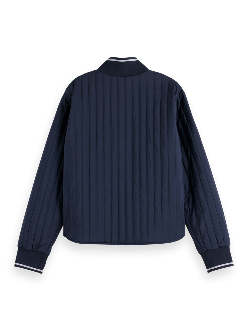 Reversible quilted bomber