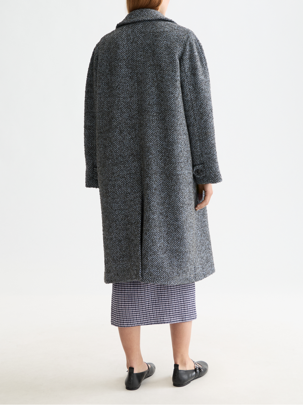 Wool blend carcoat