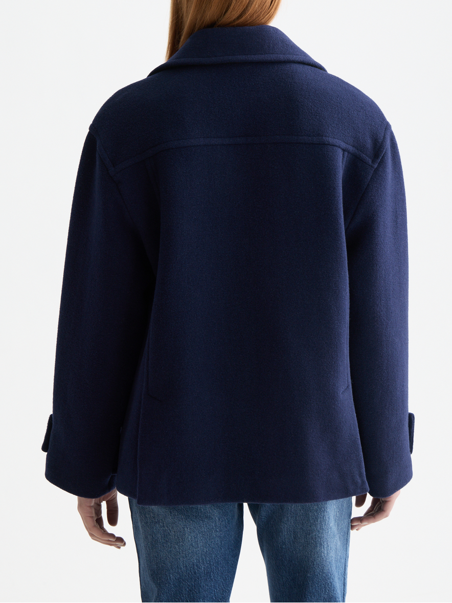 Mid length peacoat
