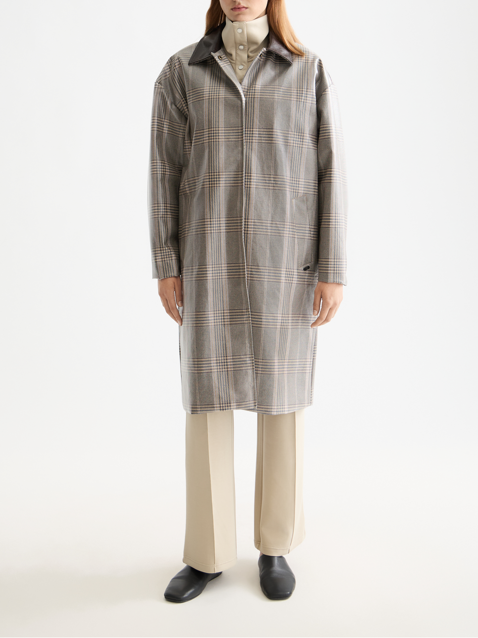 Coated raincoat