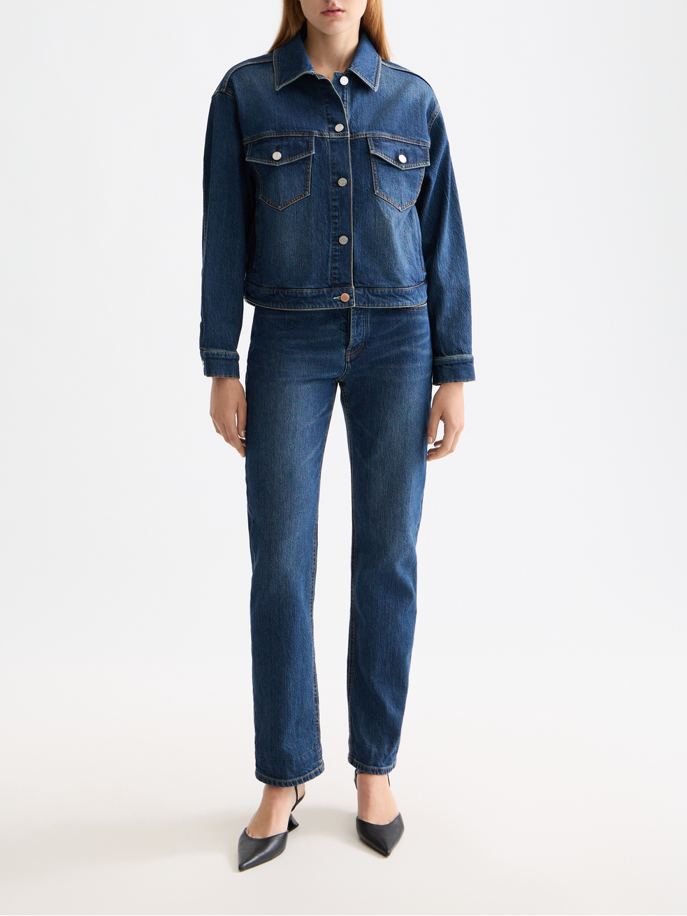Cropped Denim Jacket – Let It Rain Collection