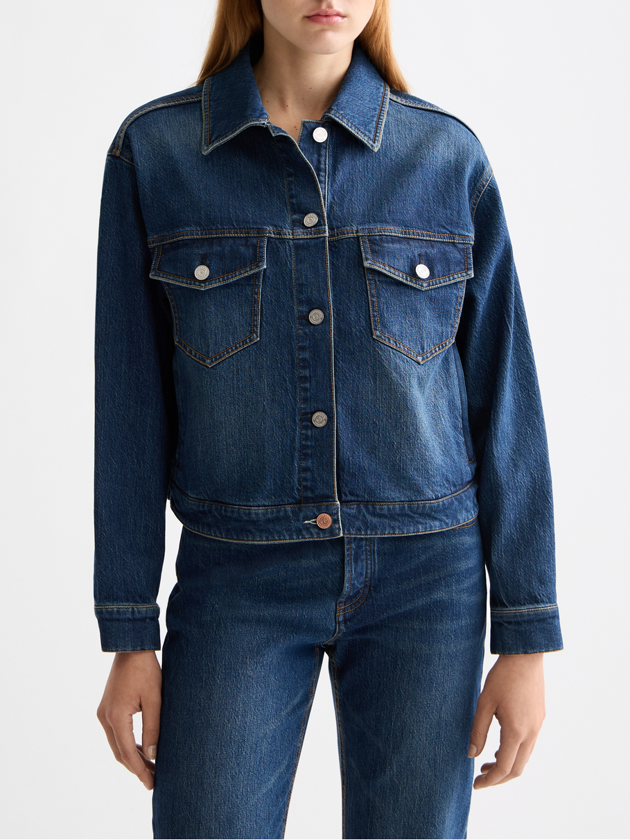 Cropped Denim Jacket – Let It Rain Collection