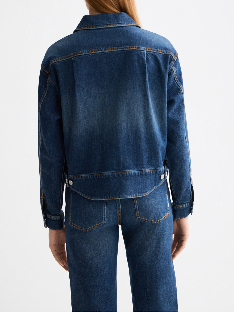 Cropped Denim Jacket – Let It Rain Collection