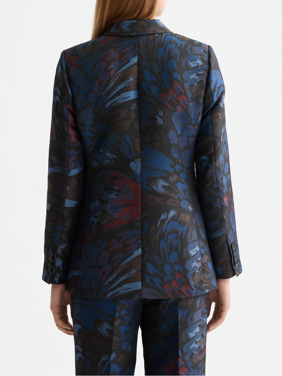 Double breasted Jacquard blazer